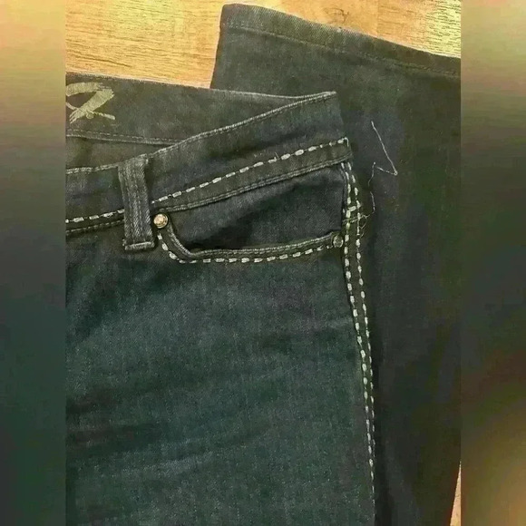 NWOT Seven7 Jeans Womens 4 Boot Cut Rocker Slim Low Rise Dark Wash Stretch Denim - Picture 7 of 11